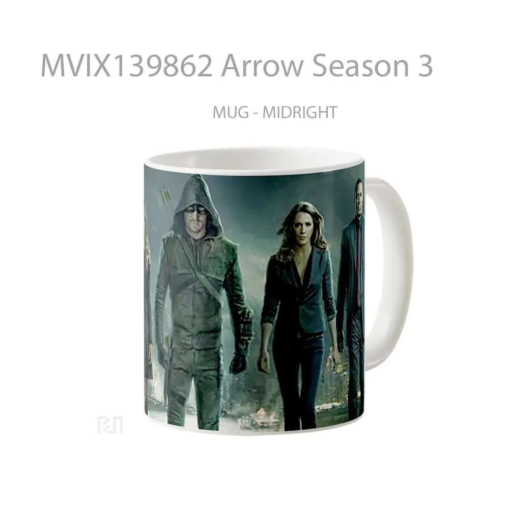 Mug Arrow Season 3 Gelas Keramik Unik - All-side / Desain