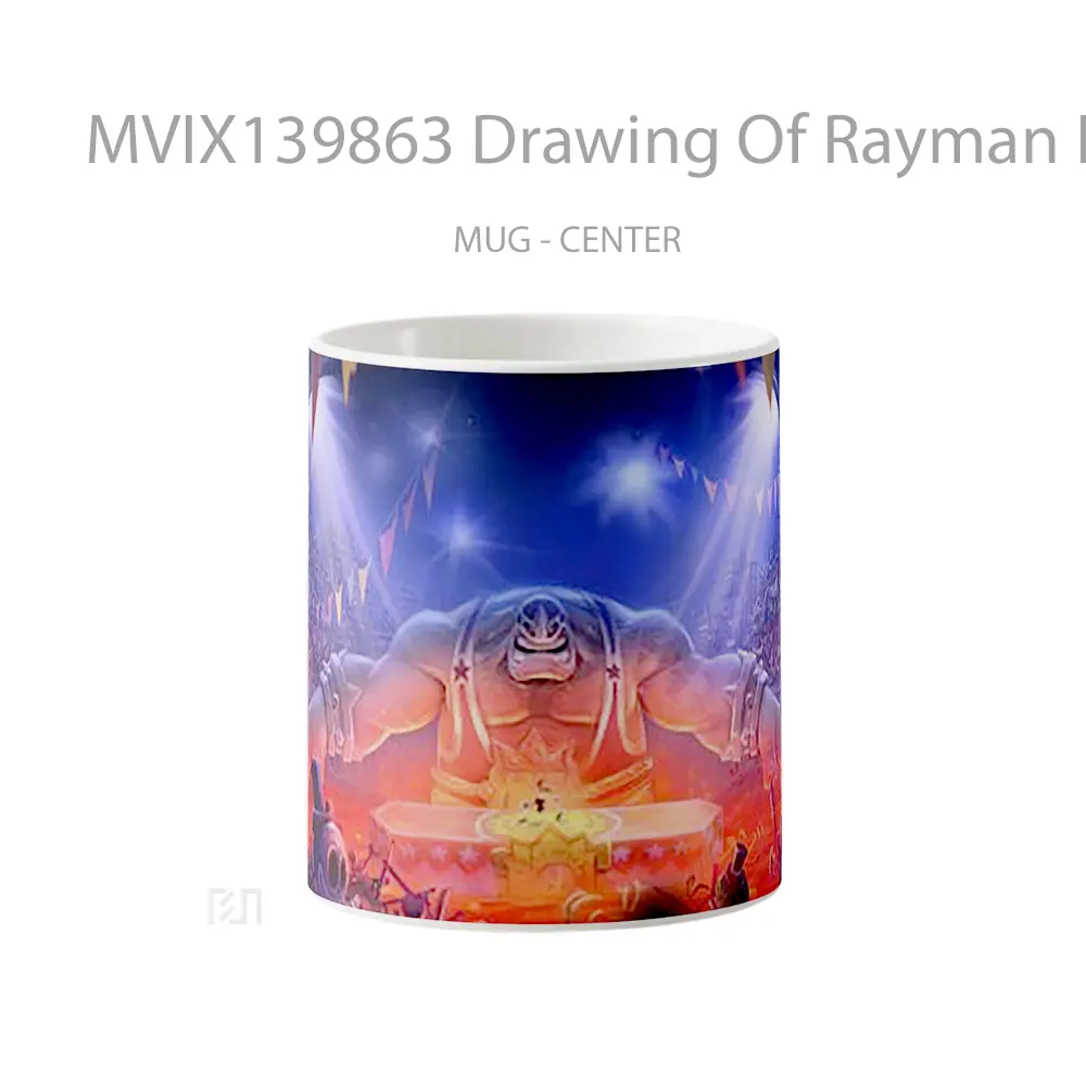 Mug Drawing Of Rayman Legends Gelas Keramik Unik