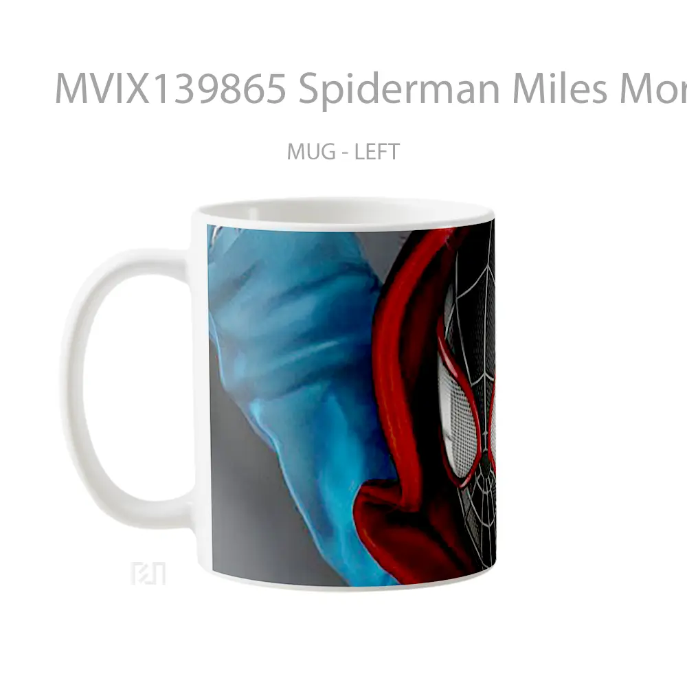 Mug Spiderman Miles Morales V3 Gelas Superhero - All-side / Desain