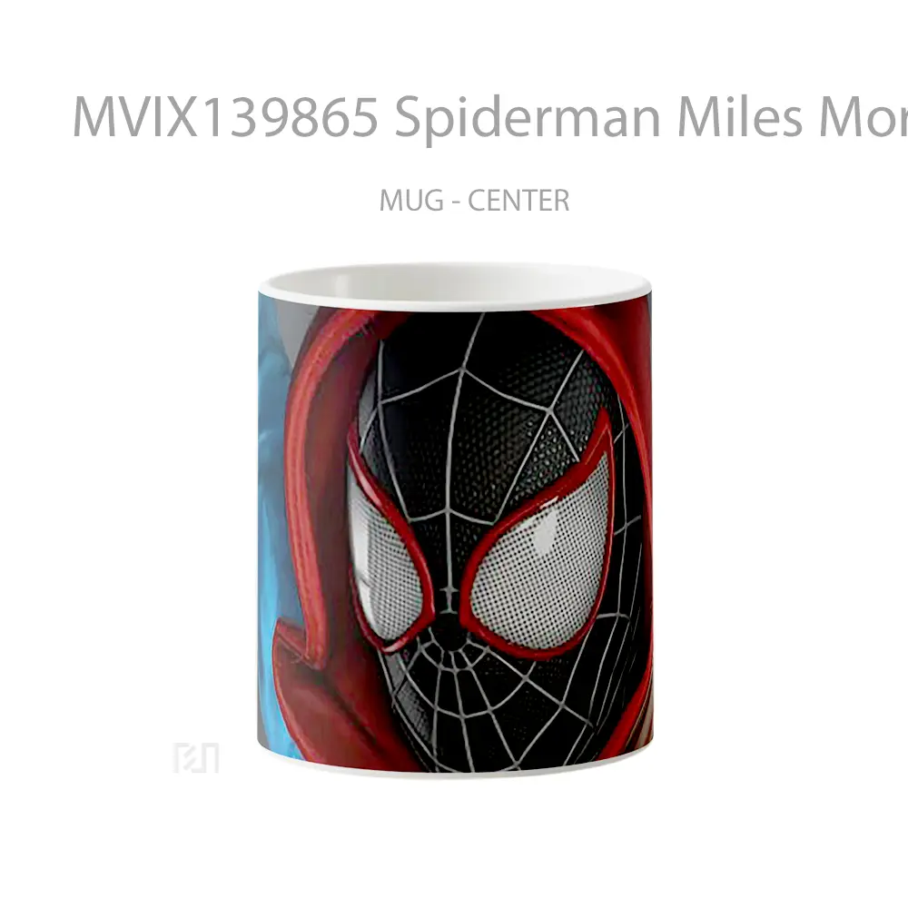Mug Spiderman Miles Morales V3 Gelas Superhero