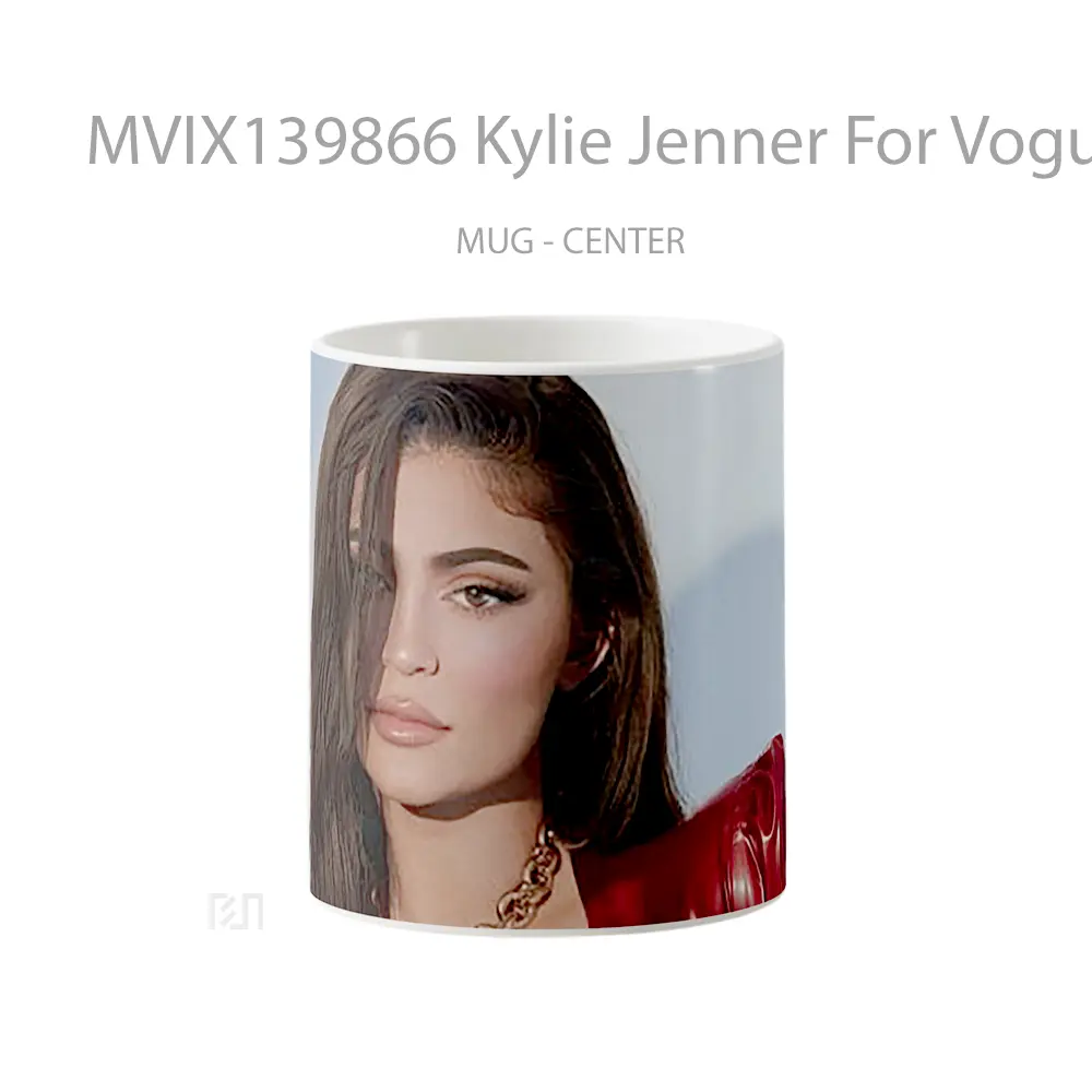 Mug Kylie Jenner For Vogue Hong Kong Gelas Selebriti