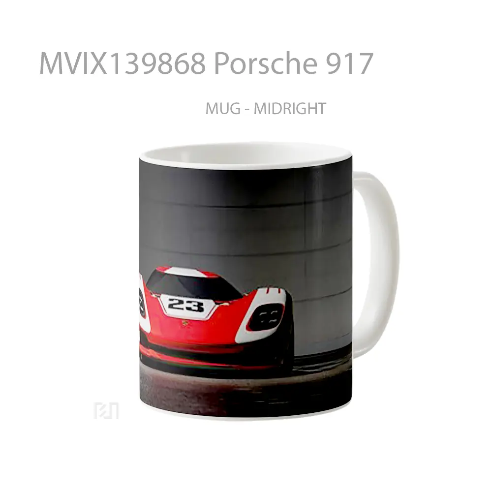 Mug Porsche 917 Cangkir Mobil - All-side / Desain