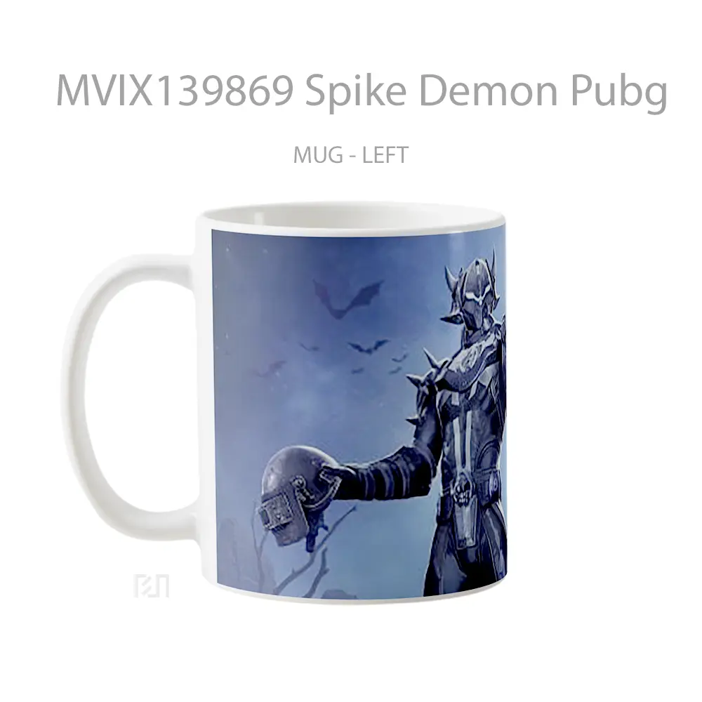 Mug Spike Demon Pubg Cangkir Gamer - All-side / Desain