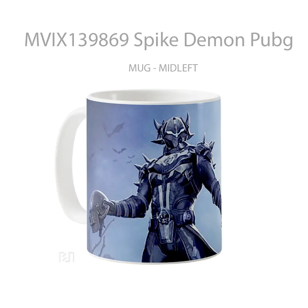 Mug Spike Demon Pubg Cangkir Gamer - All-side / Desain