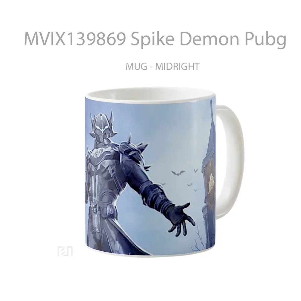 Mug Spike Demon Pubg Cangkir Gamer - All-side / Desain