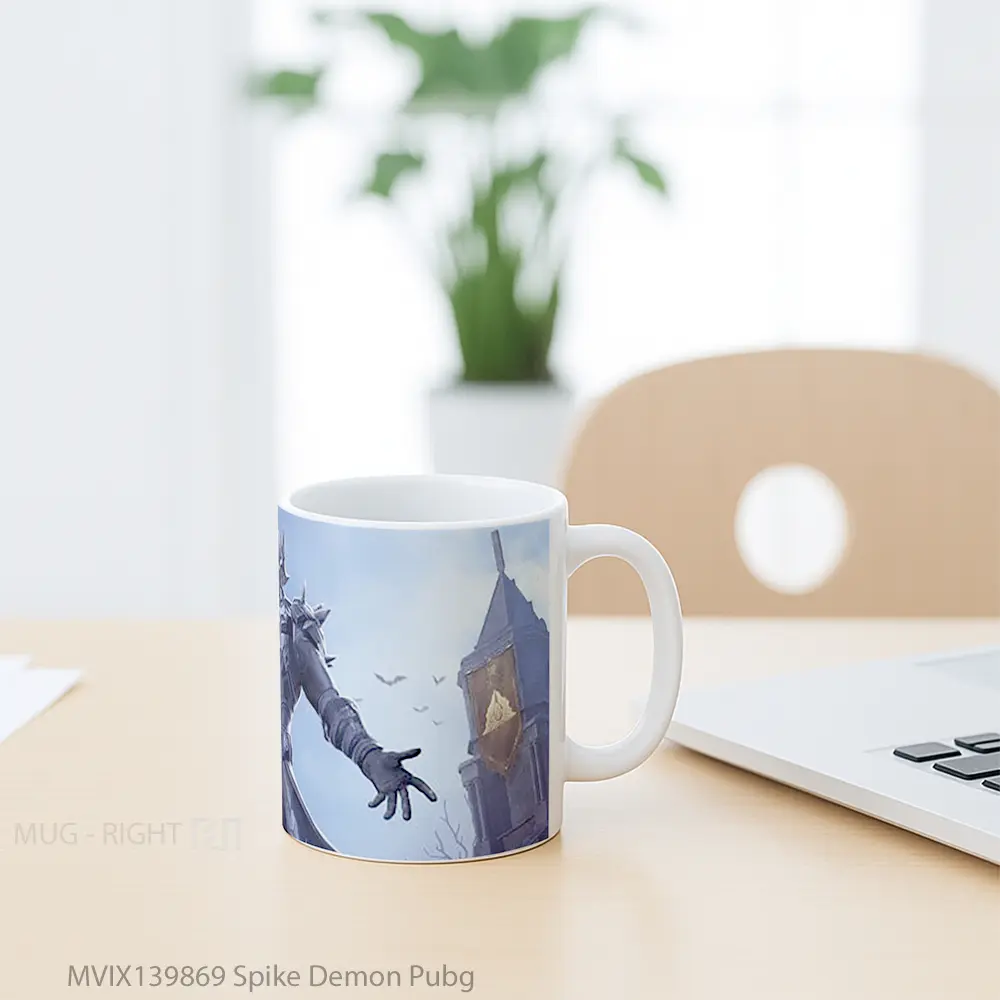 Mug Spike Demon Pubg Cangkir Gamer - All-side / Desain