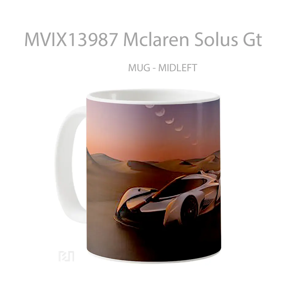 Mug Mclaren Solus Gt Gelas Keramik Unik - All-side / Desain