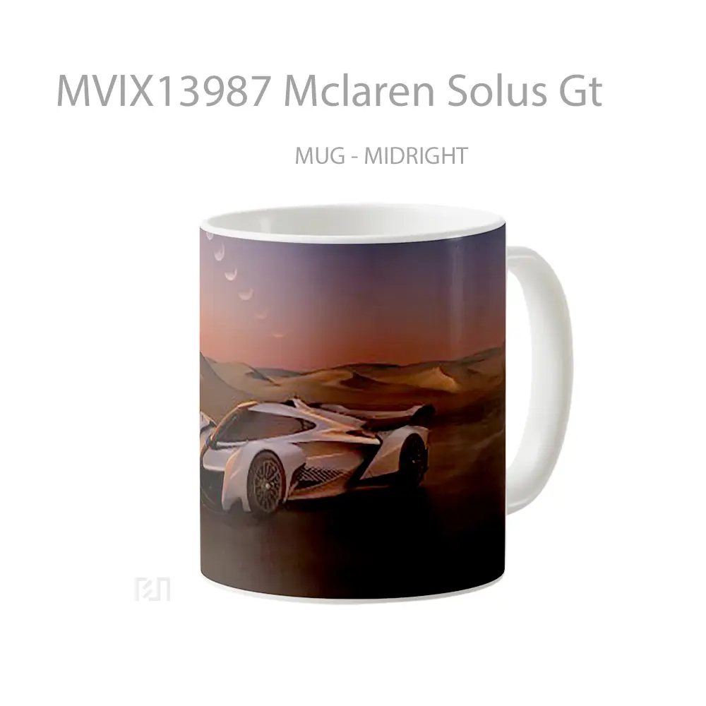 Mug Mclaren Solus Gt Gelas Keramik Unik - All-side / Desain