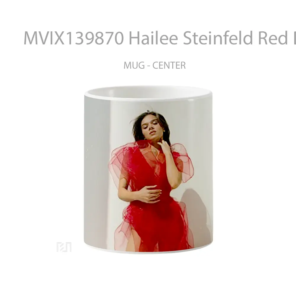 Mug Hailee Steinfeld Red Dress Gelas Selebriti