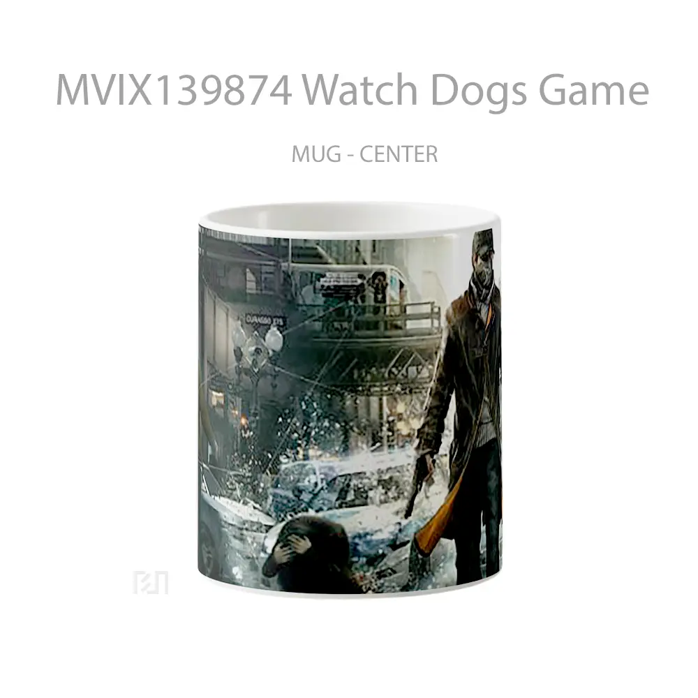 Mug Watch Dogs Game Cangkir Gamer
