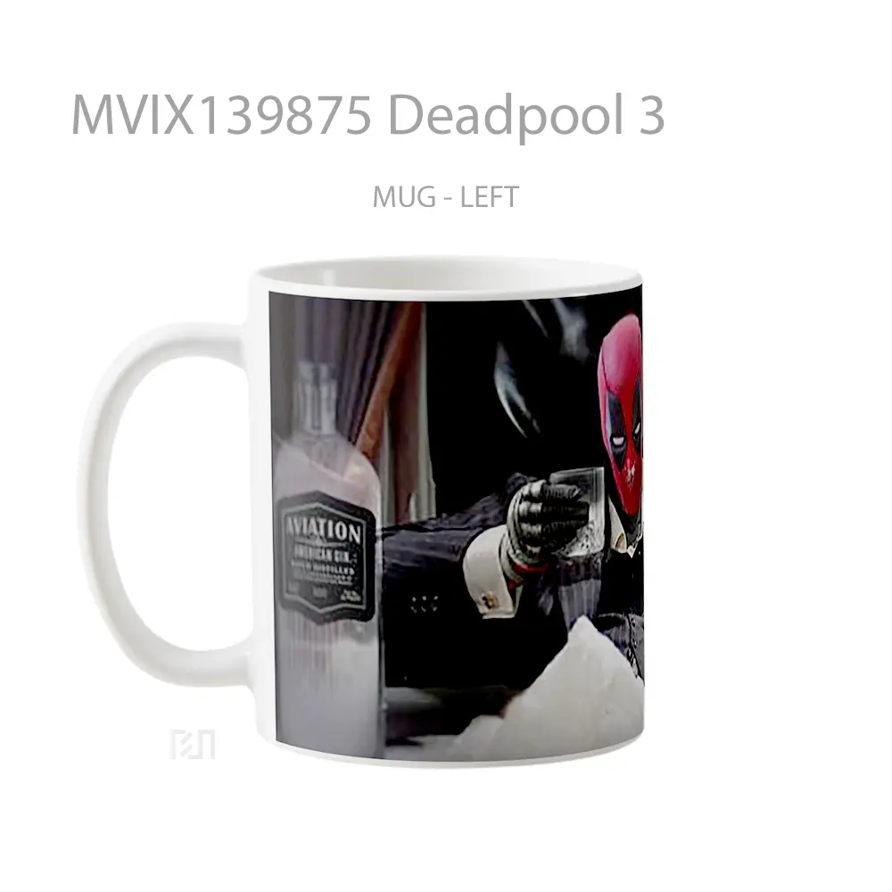 Mug Deadpool 3 Gelas Superhero - All-side / Desain