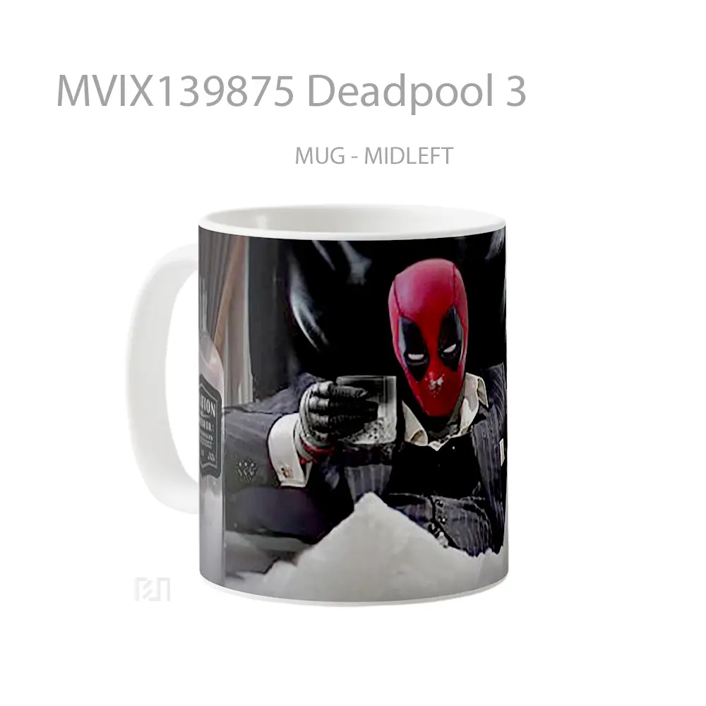 Mug Deadpool 3 Gelas Superhero - All-side / Desain
