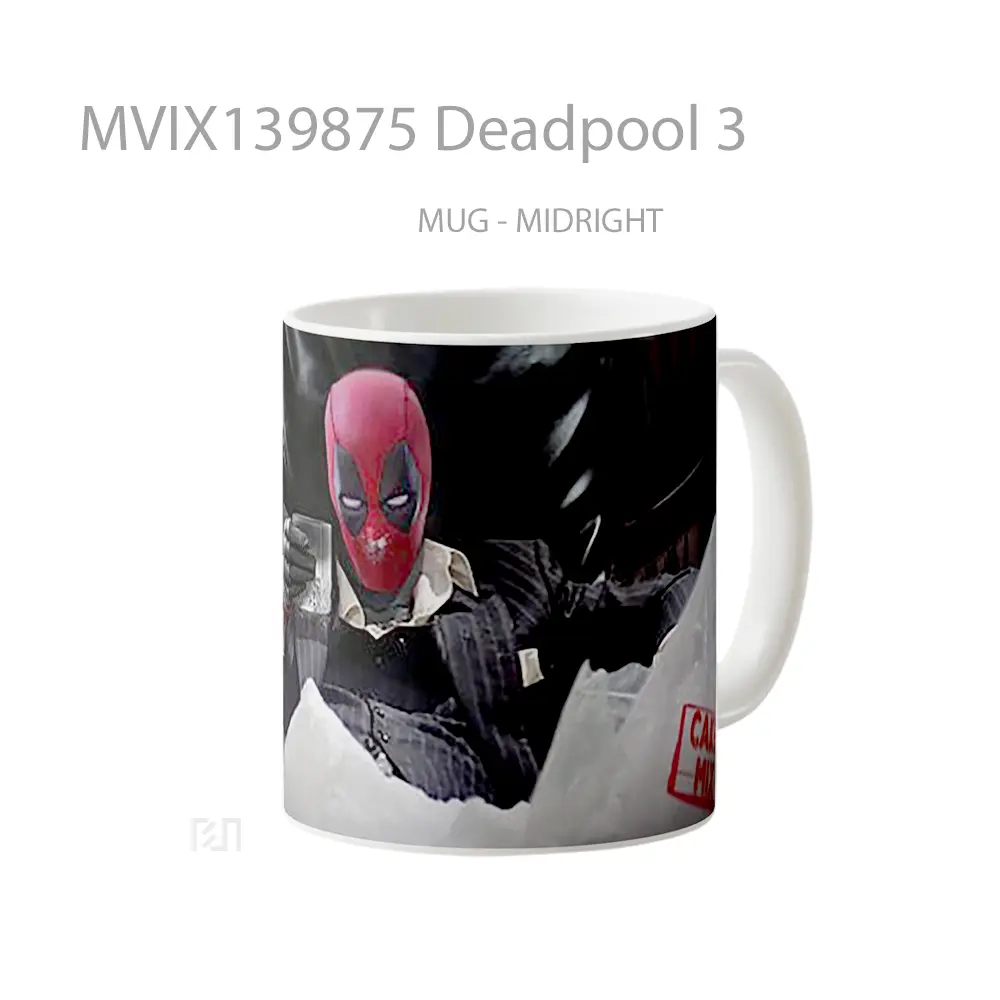 Mug Deadpool 3 Gelas Superhero - All-side / Desain