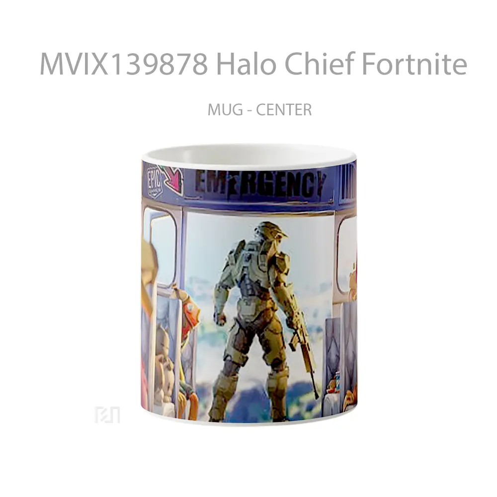 Mug Halo Chief Fortnite Cangkir Gamer