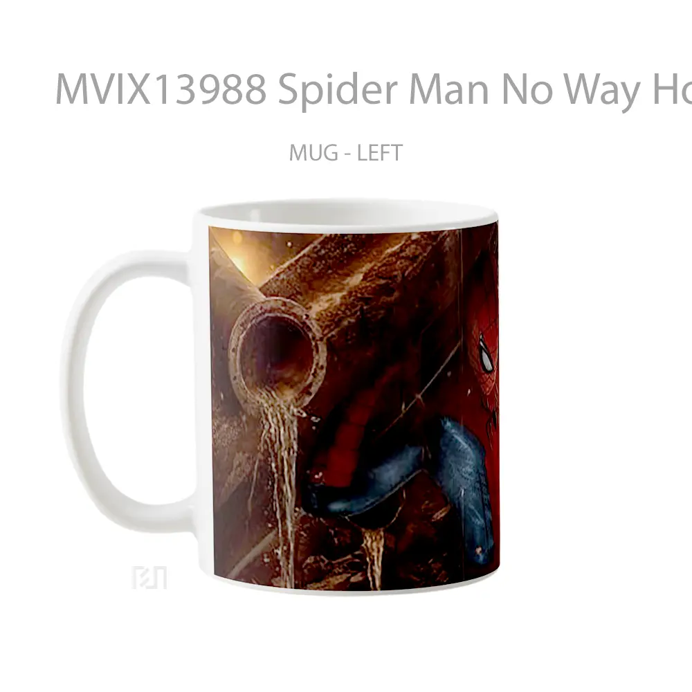 Mug Spider Man No Way Home Movie V1 Gelas Superhero - All-side / Desain