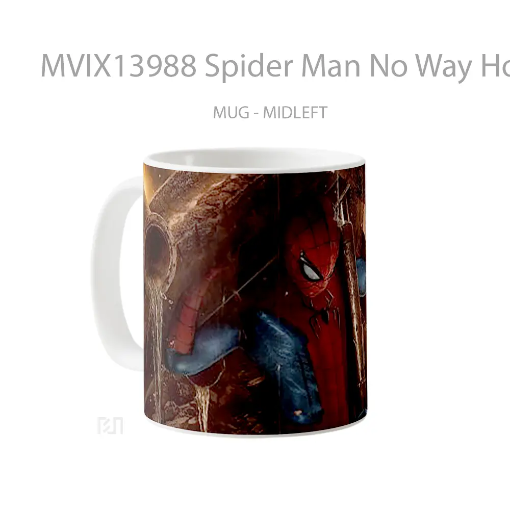 Mug Spider Man No Way Home Movie V1 Gelas Superhero - All-side / Desain