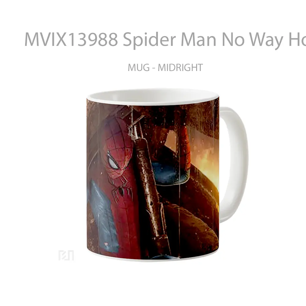 Mug Spider Man No Way Home Movie V1 Gelas Superhero - All-side / Desain