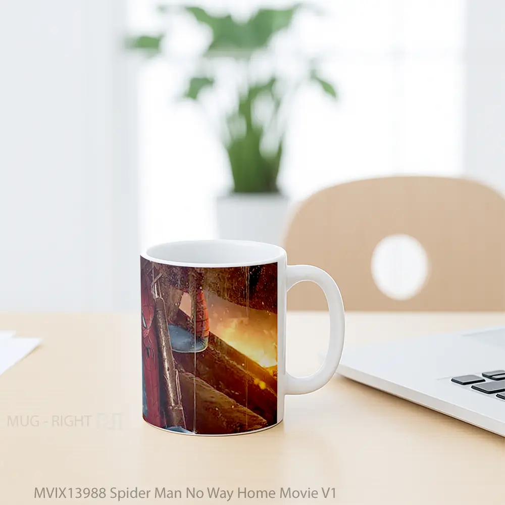 Mug Spider Man No Way Home Movie V1 Gelas Superhero - All-side / Desain