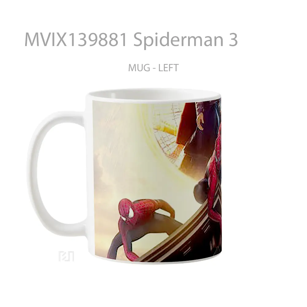 Mug Spiderman 3 Gelas Superhero - All-side / Desain