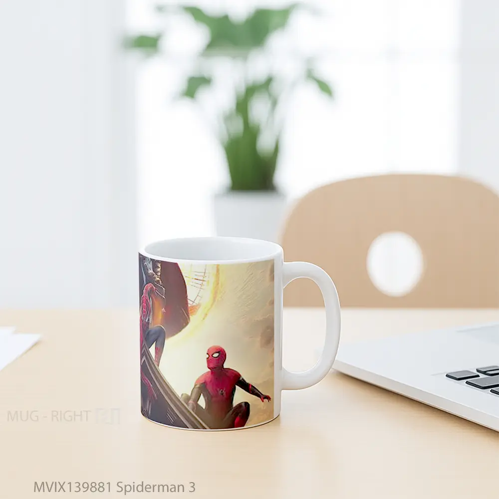 Mug Spiderman 3 Gelas Superhero - All-side / Desain