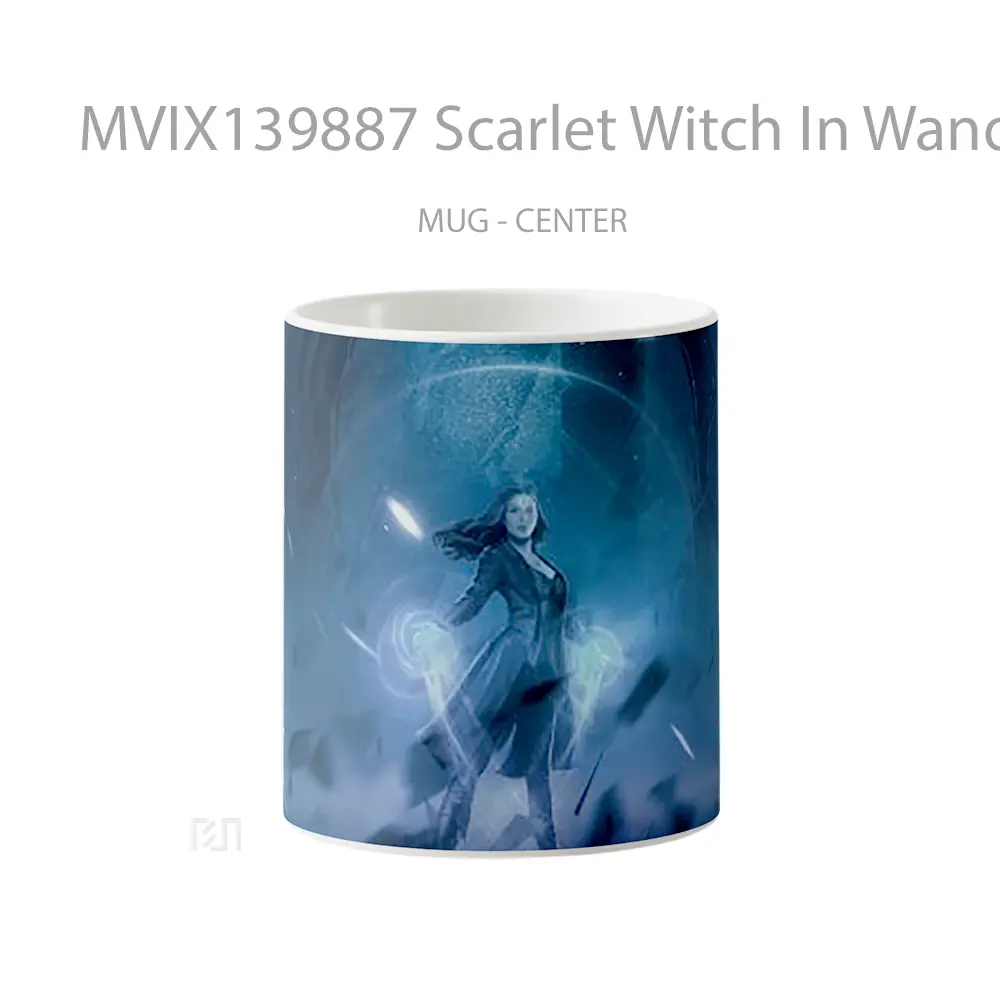 Mug Scarlet Witch In Wandavision Gelas Superhero