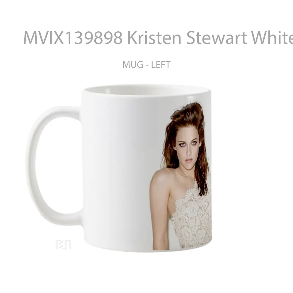 Mug Kristen Stewart White Dress Gelas Selebriti - All-side / Desain
