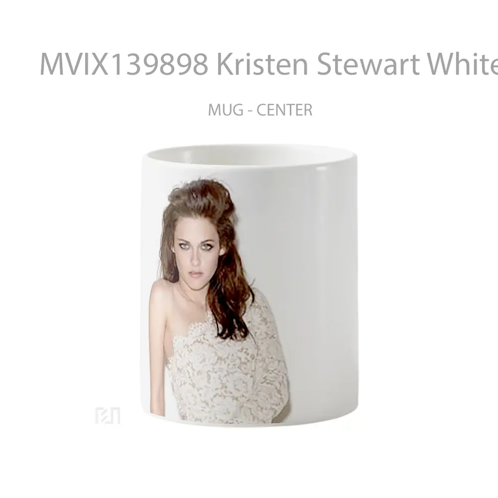 Mug Kristen Stewart White Dress Gelas Selebriti