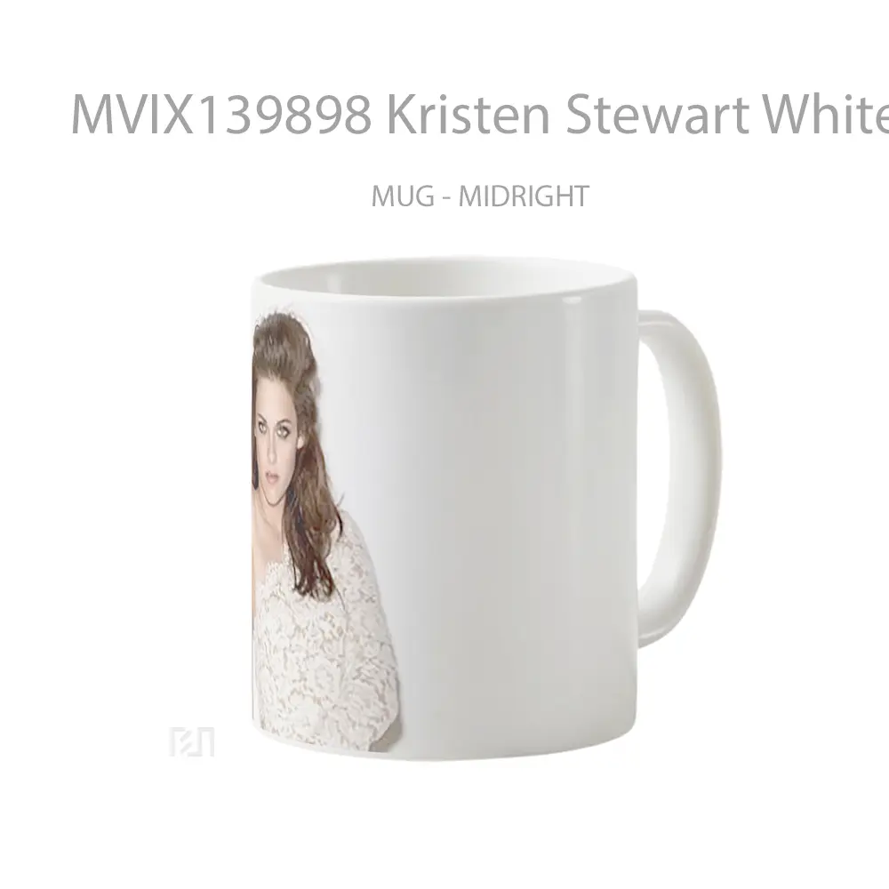 Mug Kristen Stewart White Dress Gelas Selebriti - All-side / Desain