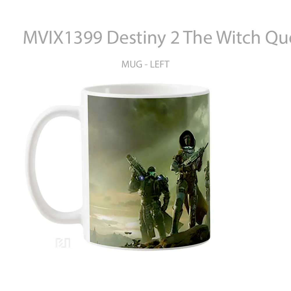 Mug Destiny 2 The Witch Queen Postcard Gelas Fantasi - All-side / Desain