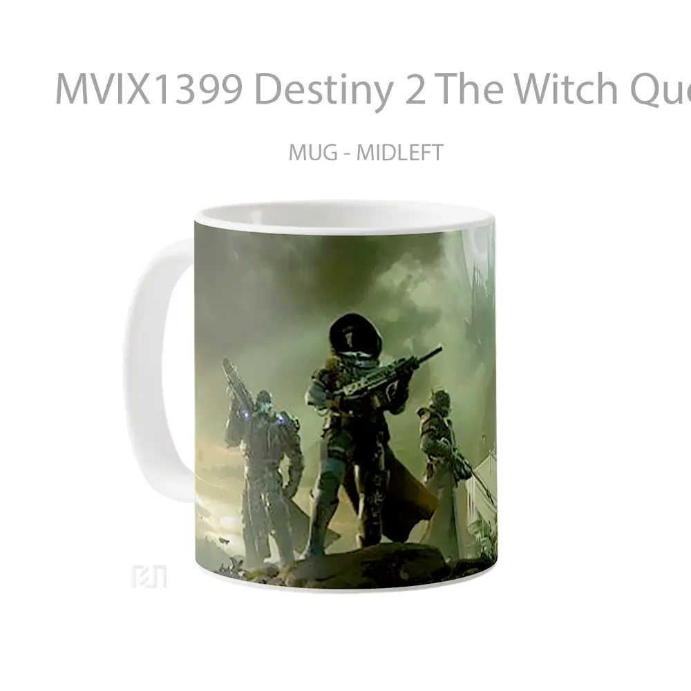 Mug Destiny 2 The Witch Queen Postcard Gelas Fantasi - All-side / Desain