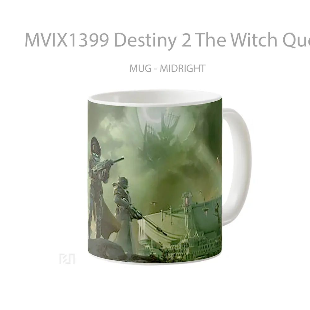 Mug Destiny 2 The Witch Queen Postcard Gelas Fantasi - All-side / Desain