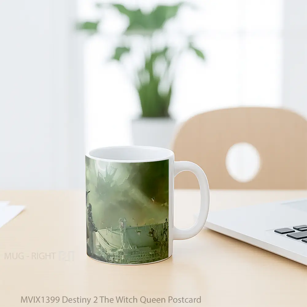 Mug Destiny 2 The Witch Queen Postcard Gelas Fantasi - All-side / Desain