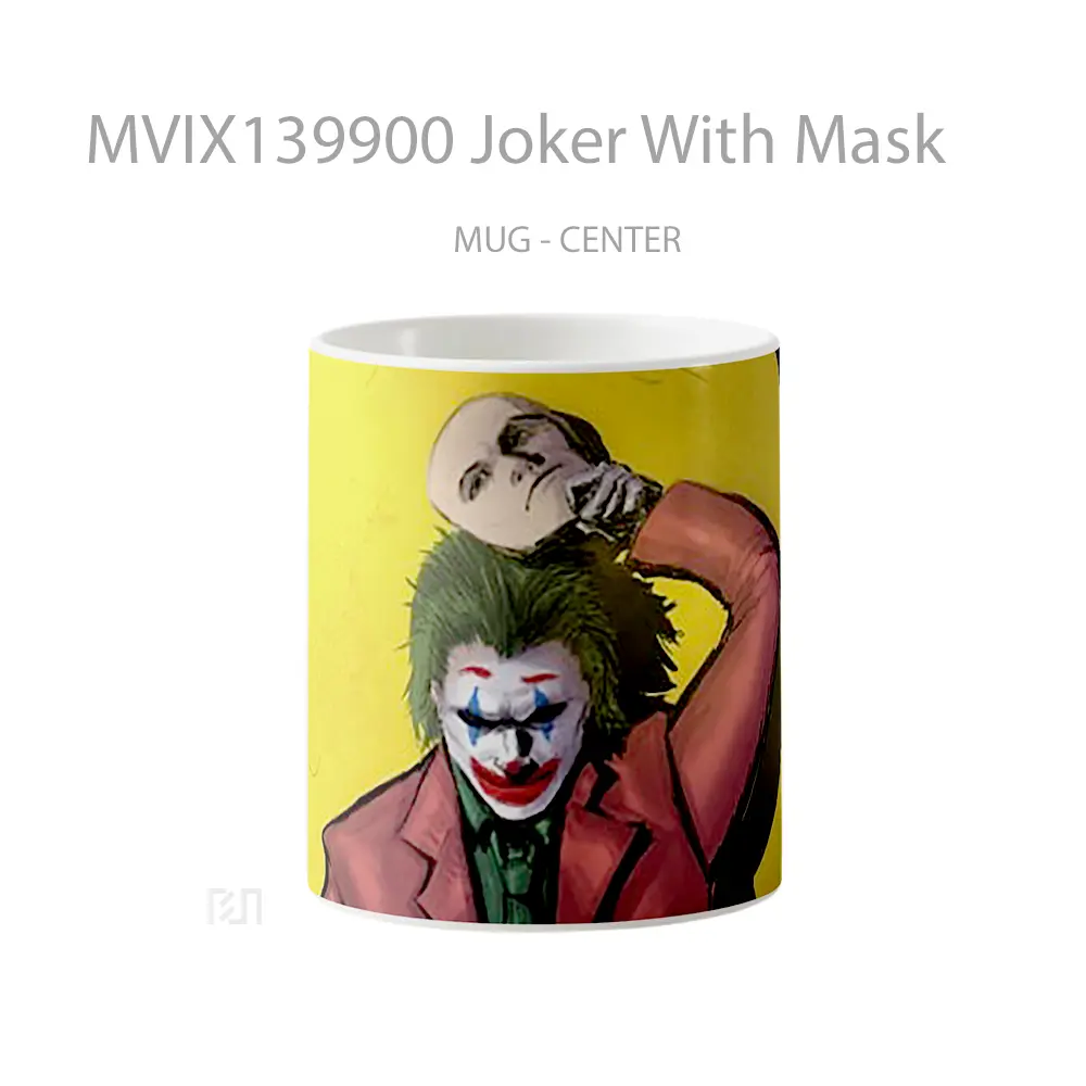Mug Joker With Mask Gelas Superhero