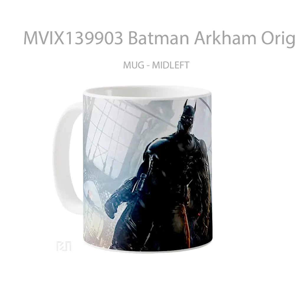 Mug Batman Arkham Origins 2021 Gelas Superhero - All-side / Desain