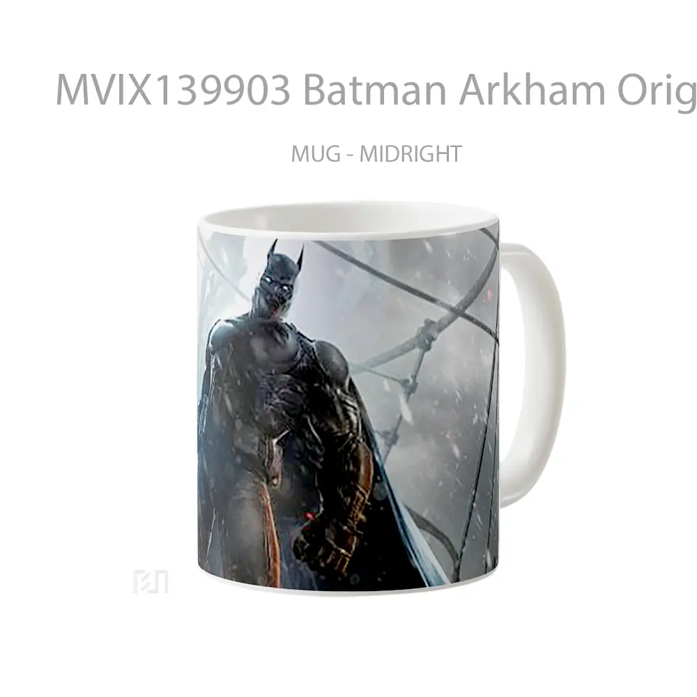 Mug Batman Arkham Origins 2021 Gelas Superhero - All-side / Desain