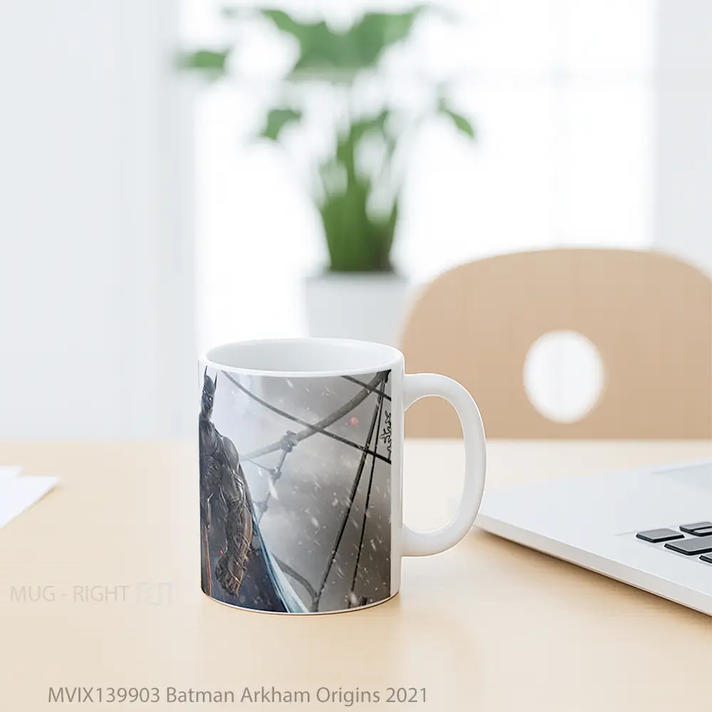 Mug Batman Arkham Origins 2021 Gelas Superhero - All-side / Desain
