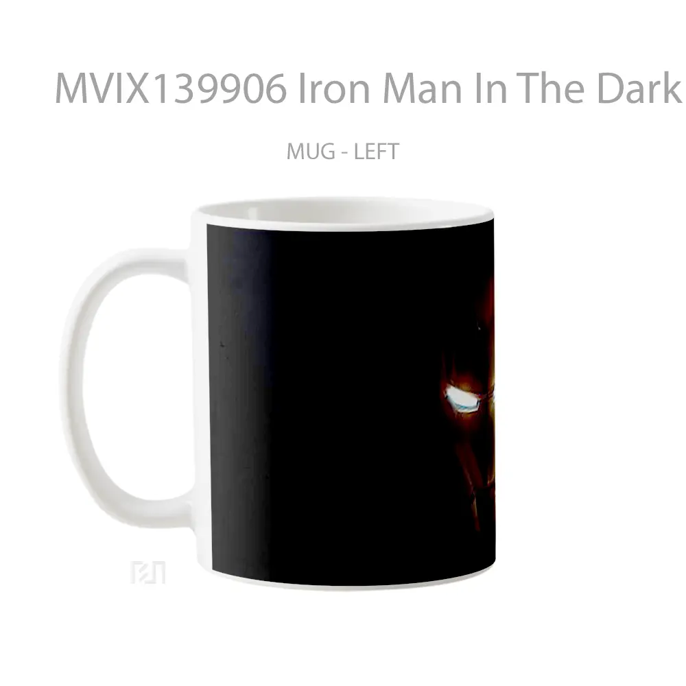 Mug Iron Man In The Darkness Gelas Superhero - All-side / Desain