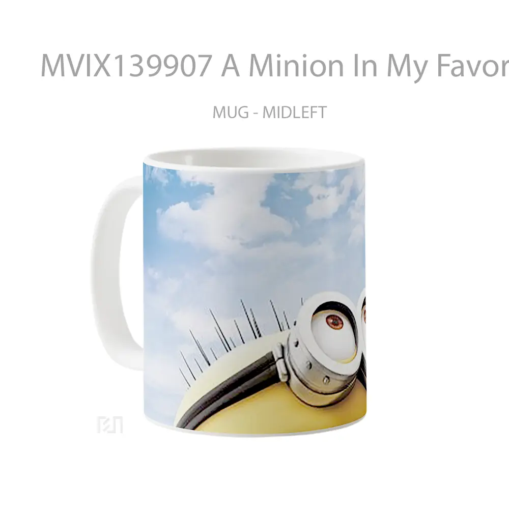 Mug A Minion In My Favorite Villain 2 Gelas Kartun - All-side / Desain