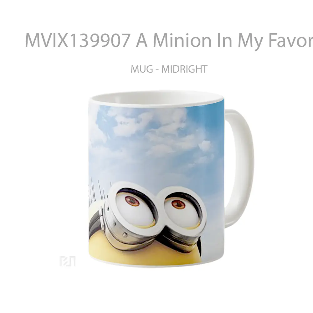 Mug A Minion In My Favorite Villain 2 Gelas Kartun - All-side / Desain