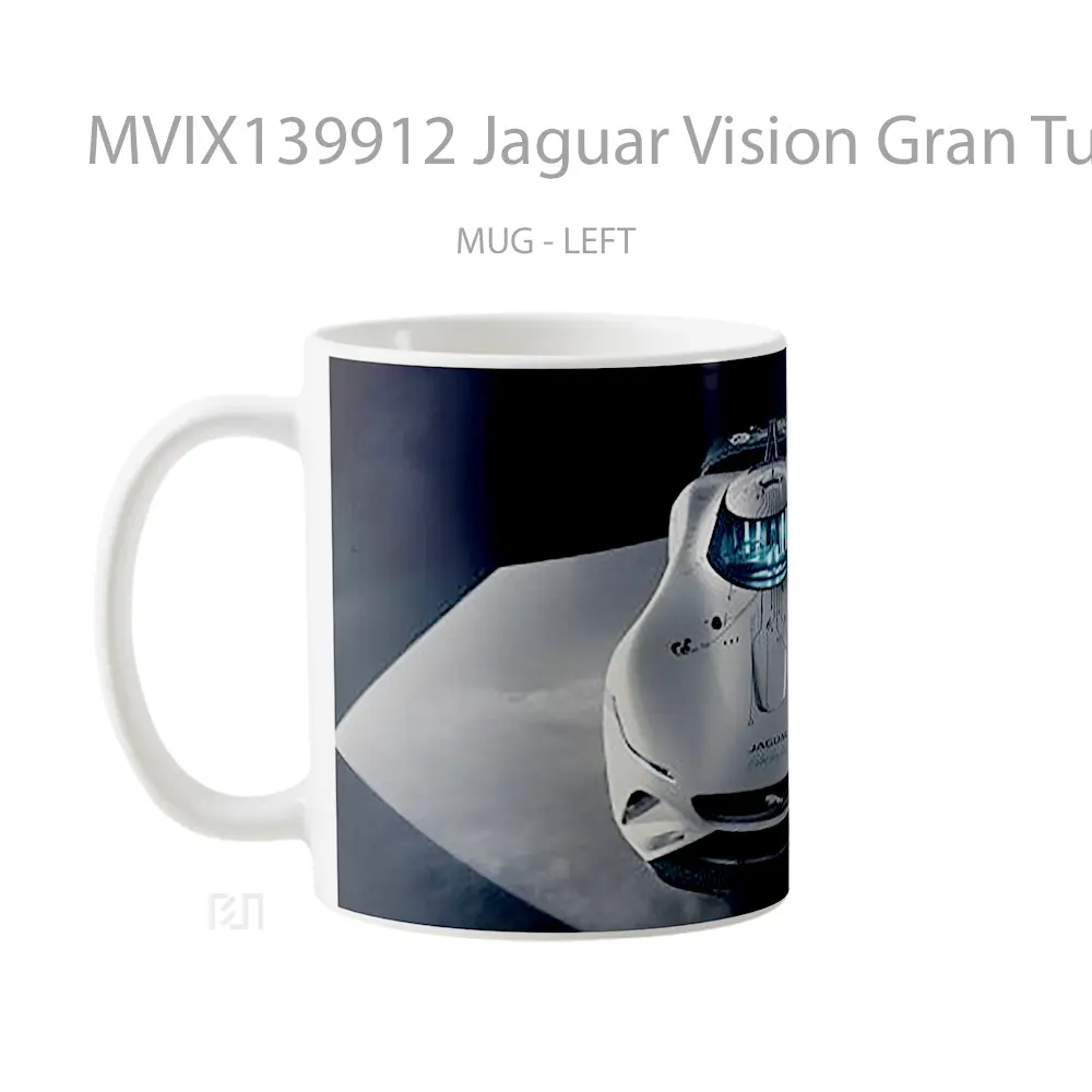 Mug Jaguar Vision Gran Turismo Sv Gelas Superhero - All-side / Desain