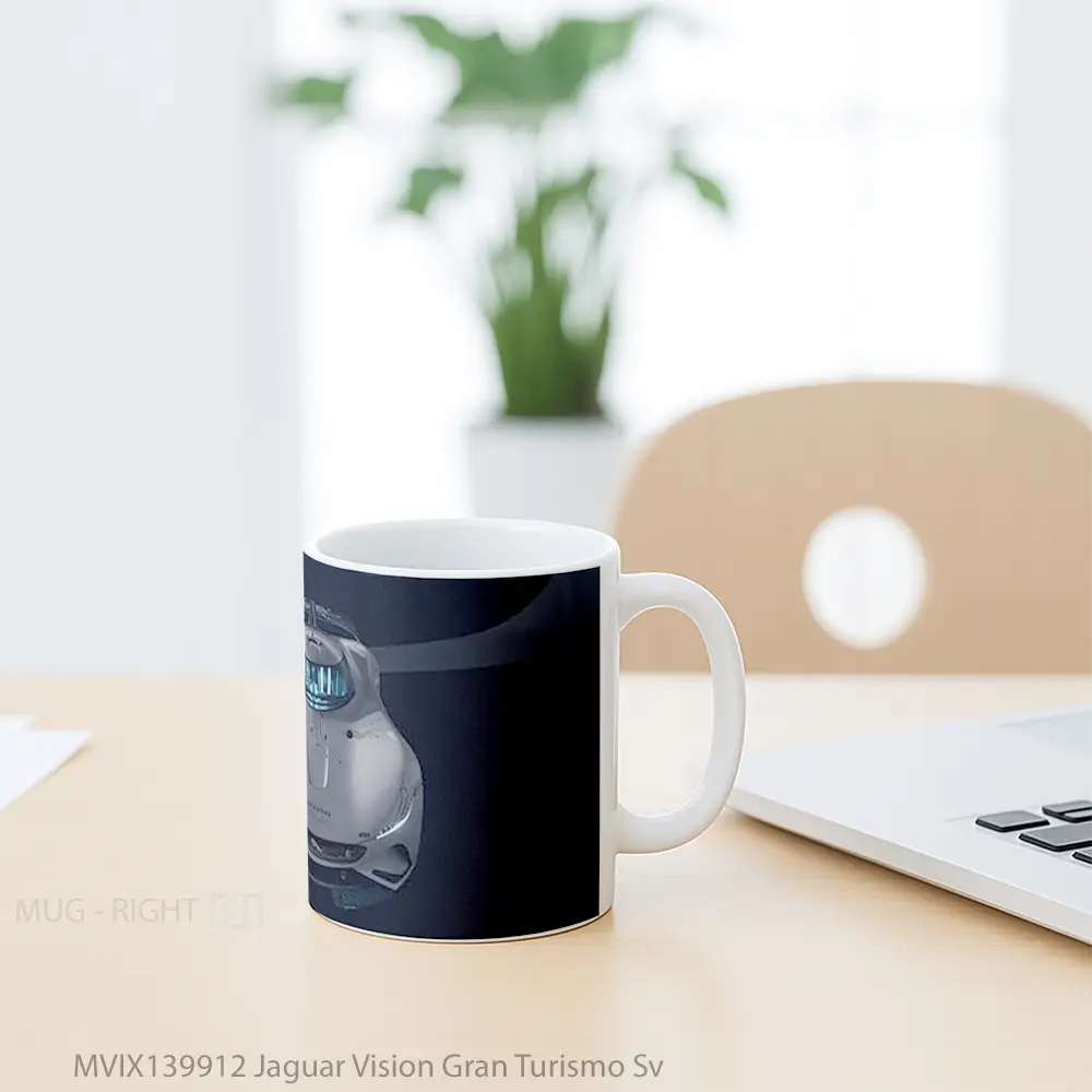 Mug Jaguar Vision Gran Turismo Sv Gelas Superhero - All-side / Desain