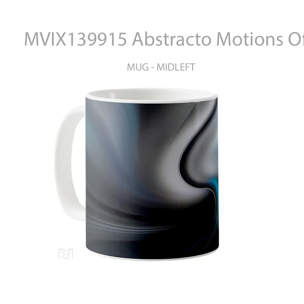 Mug Abstracto Motions Of Colors Gelas Keramik Unik - All-side / Desain