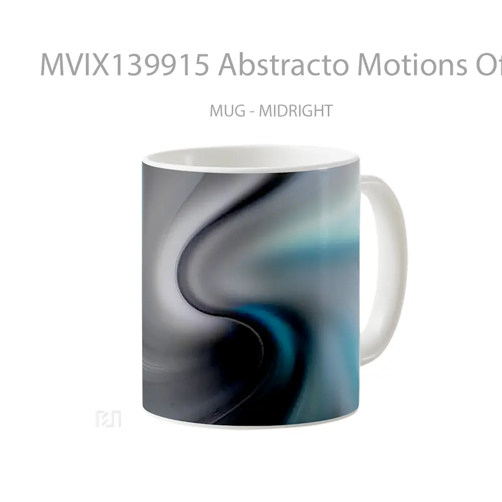 Mug Abstracto Motions Of Colors Gelas Keramik Unik - All-side / Desain
