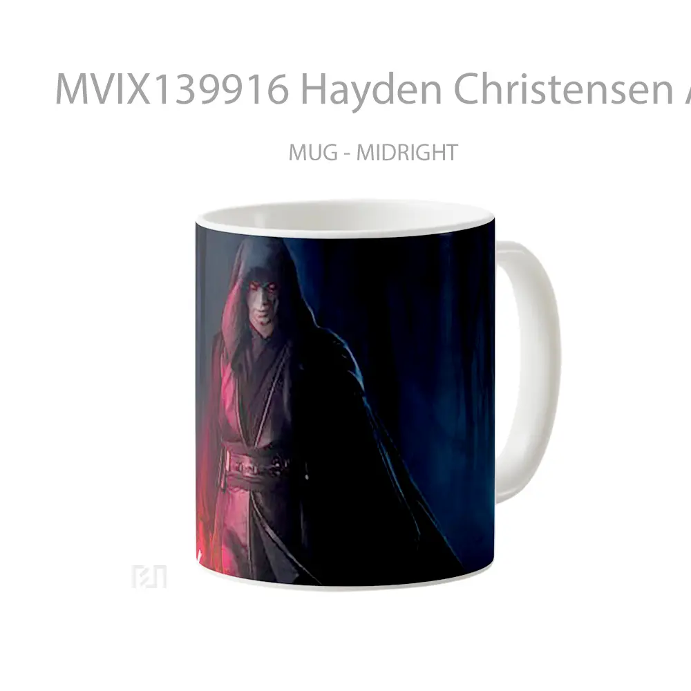 Mug Hayden Christensen As Anakin Skywalker Gelas Star Wars - All-side / Desain