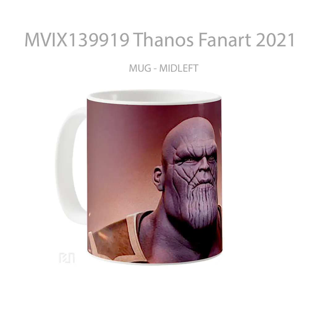 Mug Thanos Fanart 2021 Gelas Keramik Unik - All-side / Desain