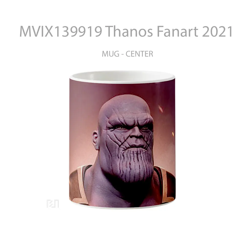 Mug Thanos Fanart 2021 Gelas Keramik Unik