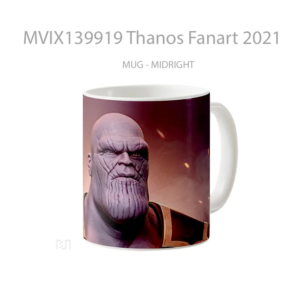 Mug Thanos Fanart 2021 Gelas Keramik Unik - All-side / Desain