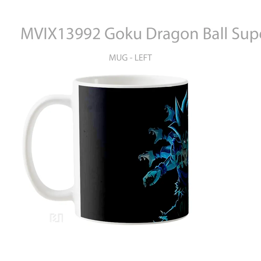 Mug Goku Dragon Ball Super Ultra Instinct Cangkir Anime - All-side / Desain