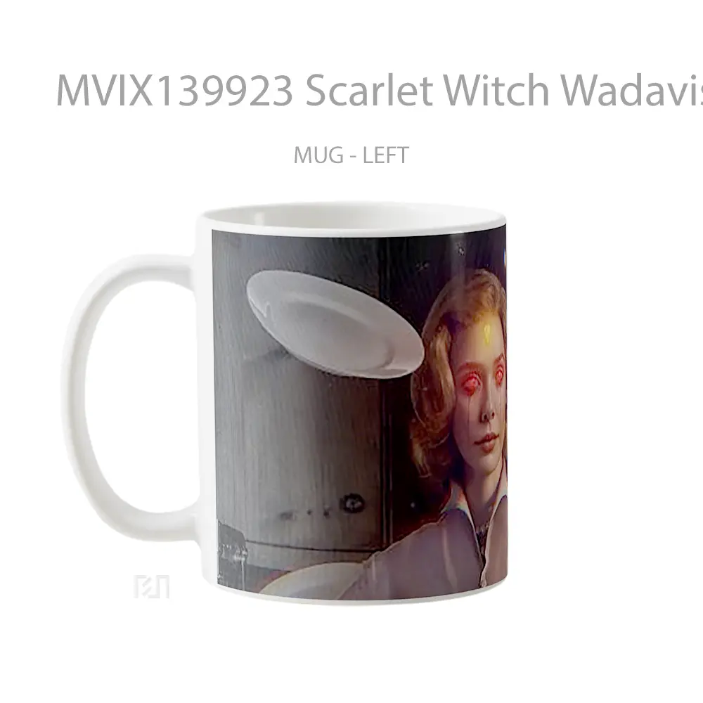 Mug Scarlet Witch Wadavision Gelas Superhero - All-side / Desain