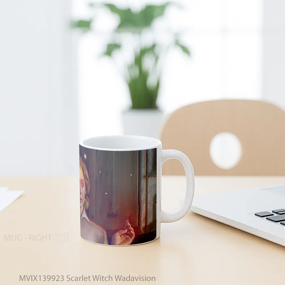Mug Scarlet Witch Wadavision Gelas Superhero - All-side / Desain